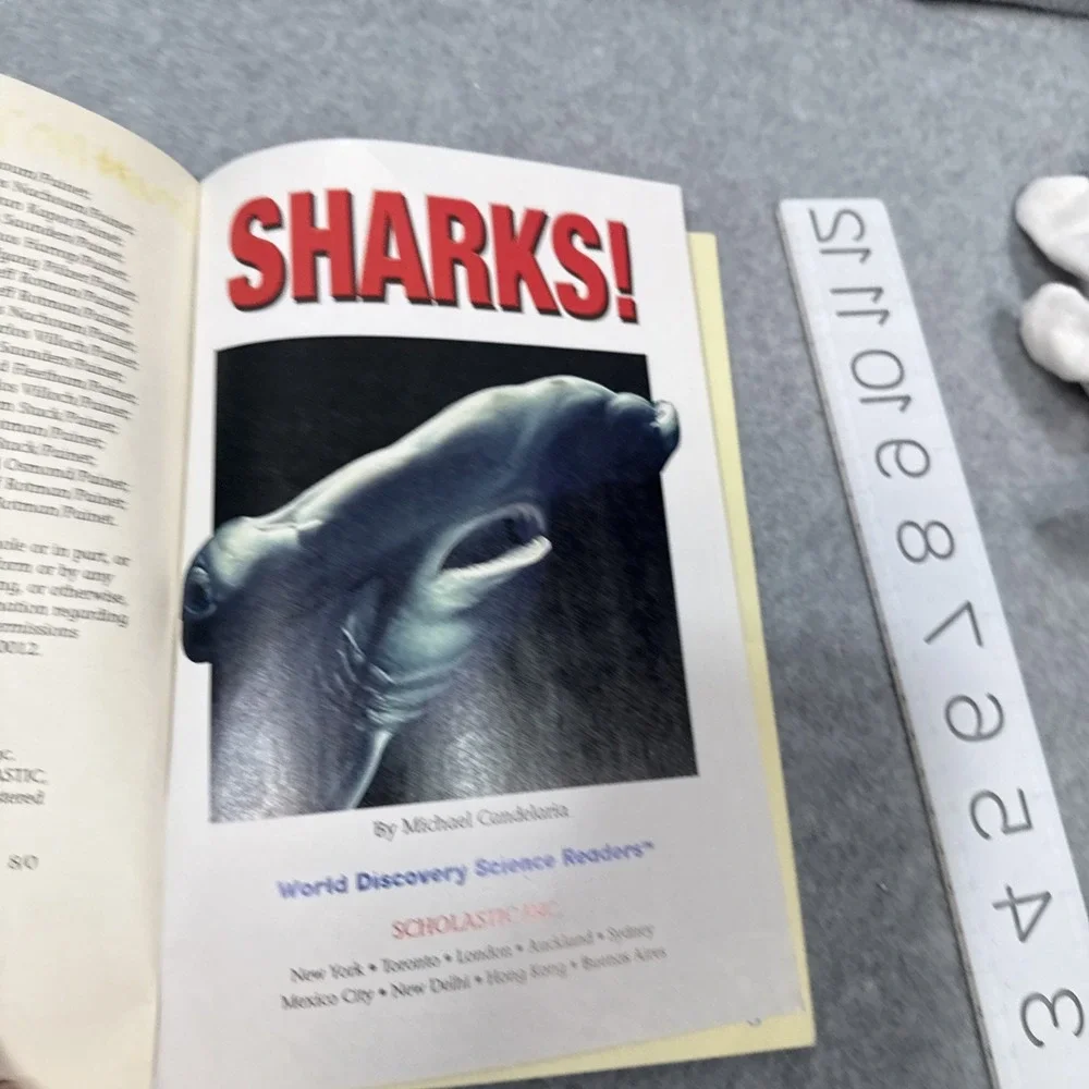 Sharks! by Michael Candelaria;‎ World Discovery Science Readers Homeschool Shark